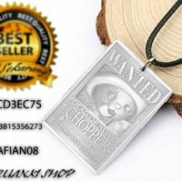 Jual kalung anime bajak laut topi jerami one piece CHOPER warna putih Murah