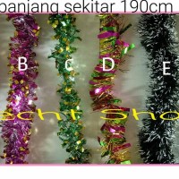 Jual slinger ulang tahun slinger pohon natal Murah