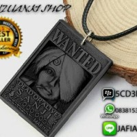 Jual kalung anime bajak laut topi jerami one piece SANJI warna hita Murah