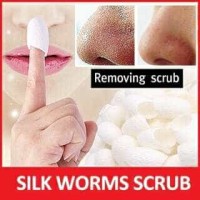 Jual scrub kepompong silkwormcocoon pembersih komedo facial penghilang noda Murah