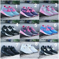 Sepatu Nike Airmax90 Lokal Import Cewek Cewe Airmax 90 Air Max Lunar 1