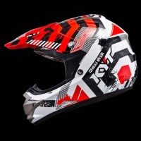 Jual KYT Cross over Drift - Red Murah