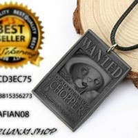Jual kalung anime bajak laut topi jerami one piece CHOPER warna hita Murah