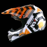 Jual KYT Cross over Drift - Orange Murah