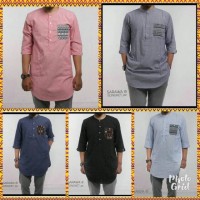 Jual Kurta Oxport Denim Songket By SARAWA Murah
