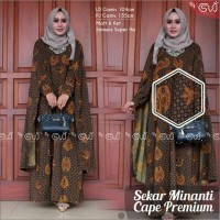 Jual Baju Batik Solo. Batik Ayusari. Cape Batik Sogan Series Murah