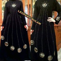Jual Abaya bludru abaya saudi abaya leopard bulan Murah
