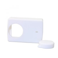 Jual Action Camera Silicone Case + Lens Cover for Xiaomi Yi 2 4K (PUTIH) Murah
