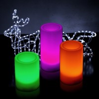 Jual NEW Lampu Lilin Remote Control Candle Light isi 3pcs Christmas Lamp N Murah