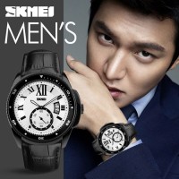 Jual Jam Tangan Kulit Pria SKMEI Casual Men Leather Strap 11 Baru Murah