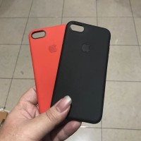 Jual iPhone 7 Silicone Case Red & Black Original Design By Apple Softcase Murah