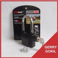 Jual kunci gembok cakram Ban motor gembok Alarm padlock getar Ring Pendek Murah