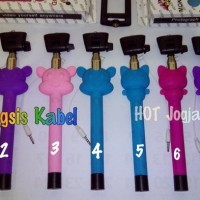 Jual Tongsis Kabel Karakter Kartun Disney Lucu + Holder U MO Terlaris Murah