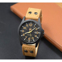 Jual Termurah Jam Tangan Kulit Pria Soki Quartz Men Watches Leather Strap Murah