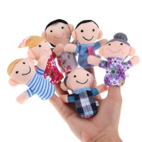 Jual Set boneka jari keluarga mainan / Family Finger Puppet Murah