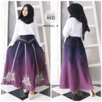 Jual Rok Jeans Import swarovski R433 Murah
