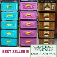 Jual Lemari Plastik Laci Serbaguna Susun 5 STOCKCASE Napolly Murah