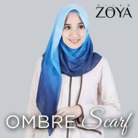 Zoya Kerudung Ombre Jilbab Segi Empat Gradasi