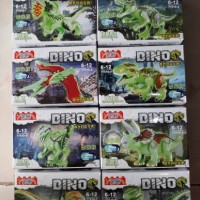 Jual Lego Kw Jurassic World Dino Set isi 8 Merk YG 77010 Glow In The Dark Murah