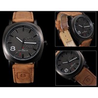 Jual Gurren Jam Tangan Pria Strap Kulit Murah