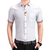Jual BEST SELLER united white kemeja pria katun stretch putih Murah