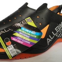 Jual MURAH Sepatu AllBike Hitam ORANGE Sepatu Boots Biker Sepeda ALL BIKE Murah