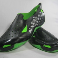 Jual MURAH Sepatu Motor Biker AIR ALL BIKE GREEN Karet pvc ALLBIKE HIJAU A Murah