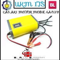 Jual Cas Aki Motor Mobil 6A.12V Portable Motorcycle Car Battery Charger 6A. Murah