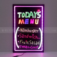 Jual Papan Tulis Led Board Tulisan Cahaya Nyala Pesan Menu Pengumuman Unik Murah