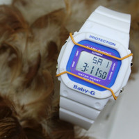 Jual Jam Tangan Pria Wanita Baby G Casio Gls 5600 White Cover Blue Murah