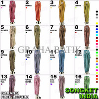 Jual Exclusive ROK LILIT Instan B115-11 Bahan Songket Batik Include Gasper Murah