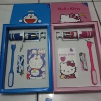 Jual PAKET POWERBANK KARAKTER - RINGSTAND - LAMPU LED - POWERBANK.-TONGSIS Murah