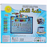 Jual HOT PROMO PLAYPAD MUSLIM 3 BAHASA + PAPAN TULIS MAINAN EDUKATIF Murah