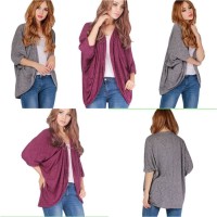 Jual 104621 BAJU CARDIGAN KELELAWAR BATWING COCOON CASUAL PERGI JALAN MALL Murah