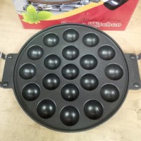 Jual Cetakan Kue Takoyaki 19 Lubang - Snack Maker Teflon Telur Cubit Murah Murah