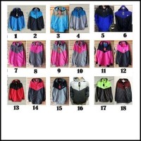 Jaket Nike Windrunner Parasut Olahraga Pria Wanita Cowok Cewek CW Hudi