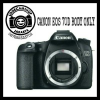 KAMERA DSLR CANON EOS 70D 70 D - BO ( BODY ONLY ) - WIFI