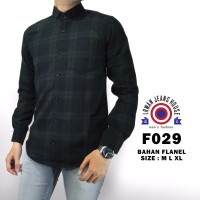Jual Kemeja Flanel Motif Flannel Pria Cowok Slim Fit Lengan Panjang Murah