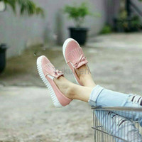 Jual Sepatu Wanita Cewek Sepatu Slip On Wanita Kekinian Tassel Yale Salem Murah