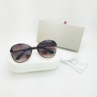 Jual Kacamata Hitam Swarovski MD 8660 Sunglass Wanita Full Coklat Murah