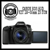 KAMERA DSLR CANON EOS 80D 80 D KIT 18-55mm IS STM