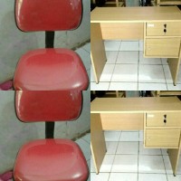 Paket Hemat Kursi Staf Standar Dan Meja Kerja
