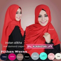 Jilbab Paling Laku instagram INSTAN ALIKHA kerudung simple