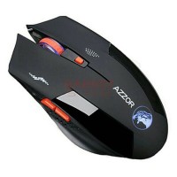 Jual MOUSE GAMING AZZOR EAGLE 2400 DPI 2.4G RECHARGEABLE WIRELESS Murah