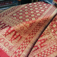 Jual songket sutra asli tenun palembang lepus Murah