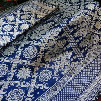 Jual Songket sutra asli tenun palembang lepus Murah
