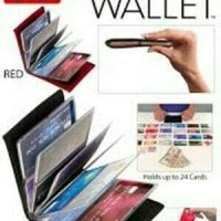 Jual Wonder wallet Dompet kartu atm ktp kartu kredit nama isi 24 - KTD004 Murah