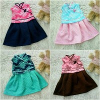 Jual Dress shanghai lingling baju bayi anak cewe Murah