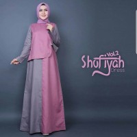 Jual Shofiyah Dress/Dress comby warna/Dress murah/Dress keren Murah