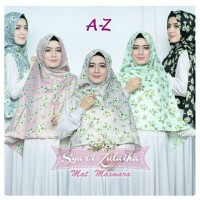 KHIMAR MOTIF BUNGA. JILBAB RAHMAT A-Z. KERUDUNG MAXMARA SYARI. HIJAB